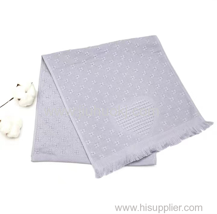 Luxurious Feel of Peony Patterned Pure Cotton Bath Towels Gentle On Skin & Eco-Friendly