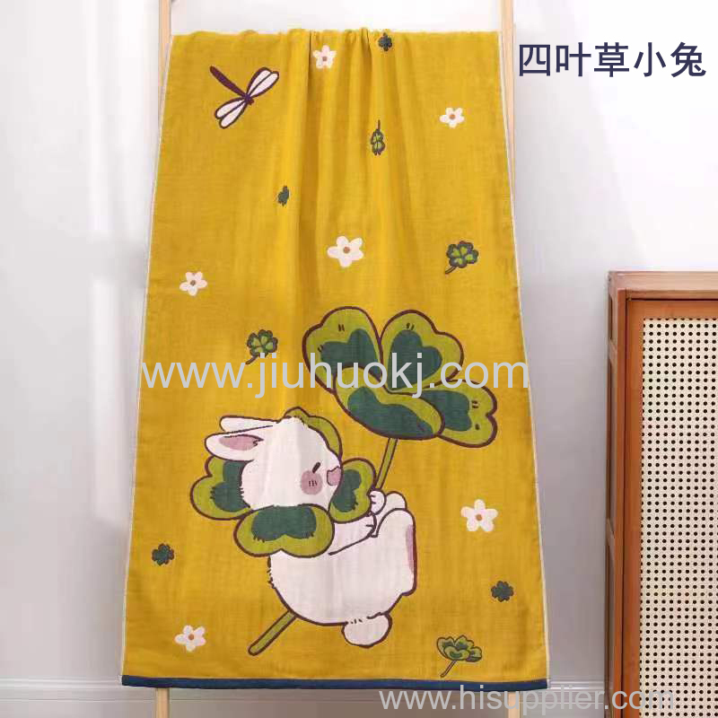 Large Gauze Bath Towel with Superior Breathability & Water Absorption1