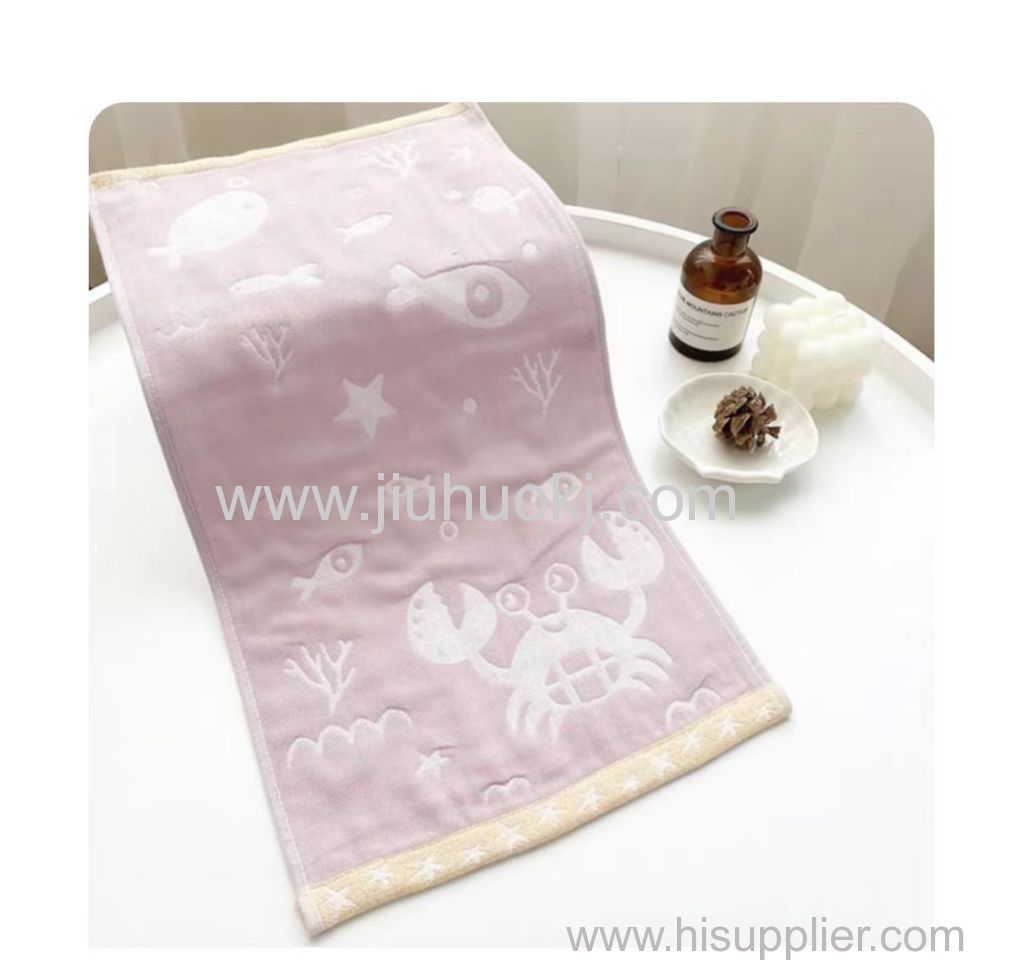 Comfortable Cotton Knitted Squared Towel for Babies