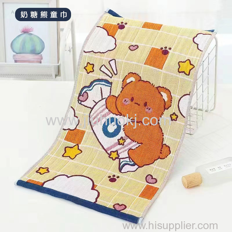 Ultra-Soft Three-Layer Children's Towel with Print