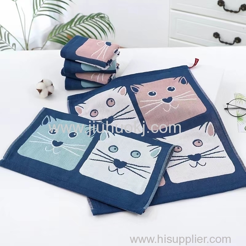Adorably Cuddle-Worthy Cat Patterned Hankies: Gentle Texture Pocket Squares