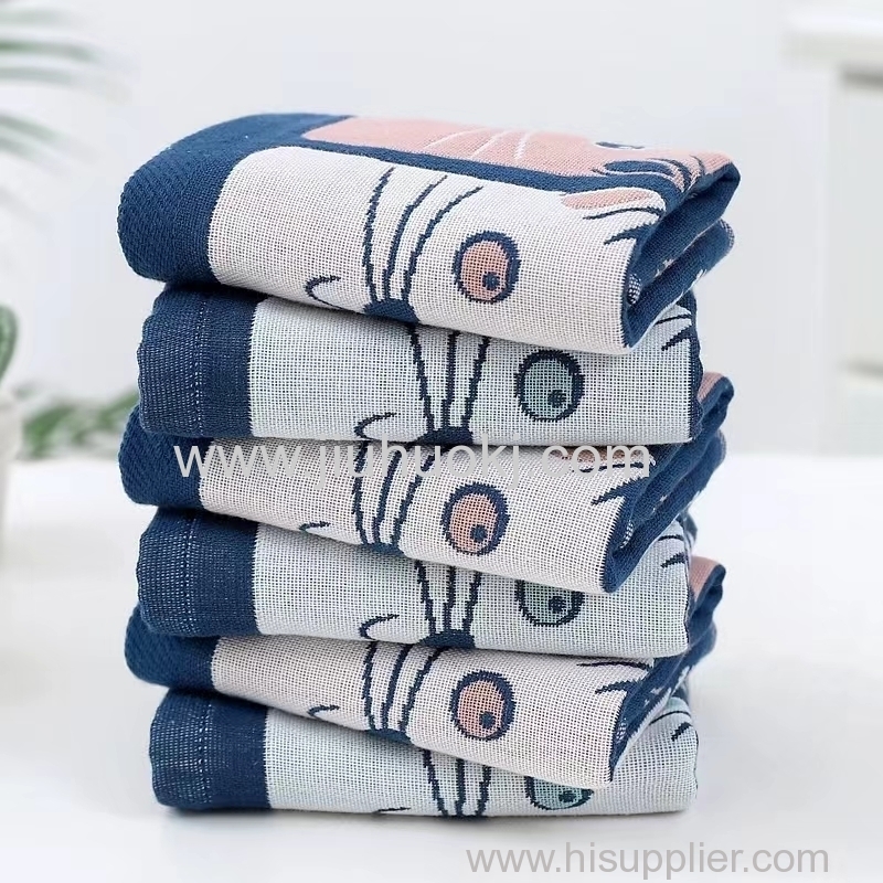 Adorably Cuddle-Worthy Cat Patterned Hankies: Gentle Texture Pocket Squares