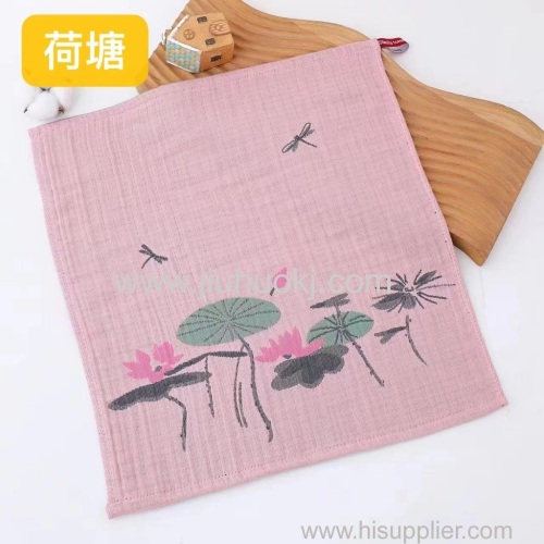 High-Quality Soft Cotton Handkerchiefs with a Touch of Cuteness