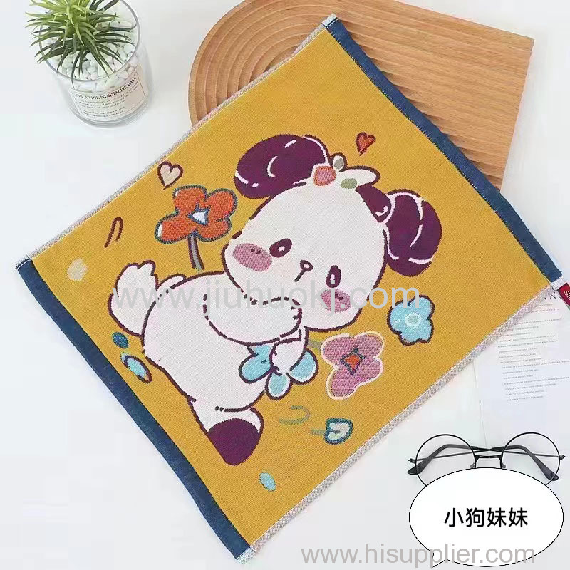 High-Quality Soft Cotton Handkerchiefs with a Touch of Cuteness3