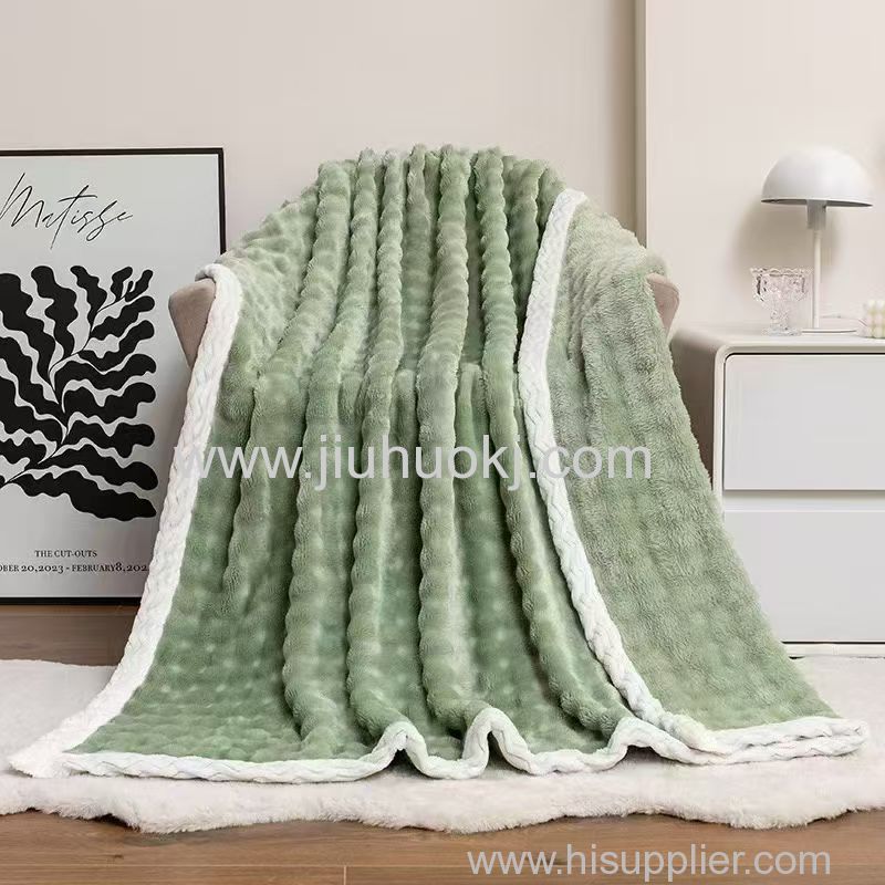 Luxurious Rabbit-Fur Nap Mat with Cool Breathable Design Perfect for Relaxed Downtime