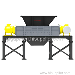 Dual Shaft Tire Shredder