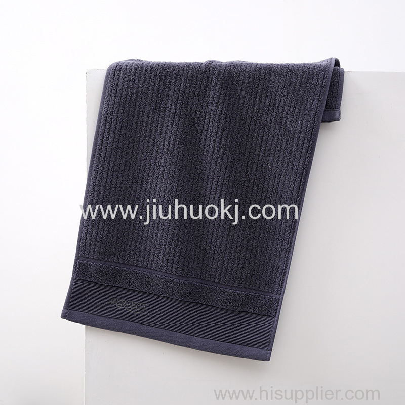 High-Quality Large Capacity Mens Hotel Quality Bath Towels Soft Pure Cotton Fabric