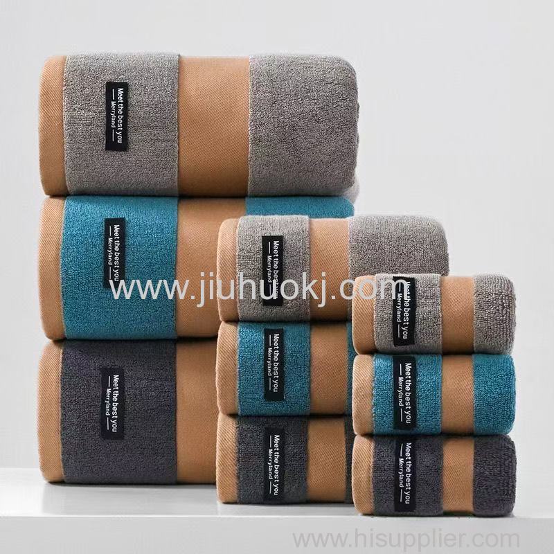 Luxurious Heavyweight 32-Thread Count Cotton Bathroom Toweling for Home Use