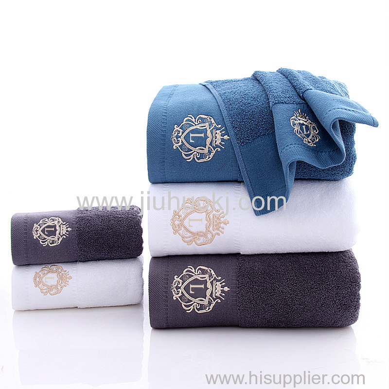 Highly Absorbent Dark-Colored Pure Cotton Bath Towel for Adults - Hotel Style & Soft