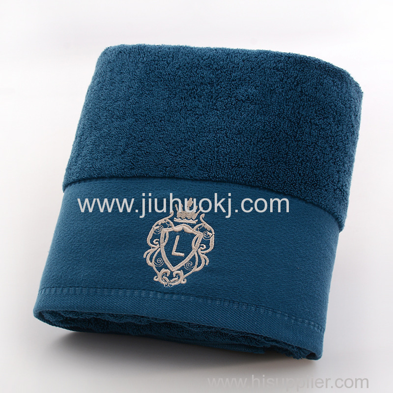 Highly Absorbent Dark-Colored Pure Cotton Bath Towel for Adults - Hotel Style & Soft