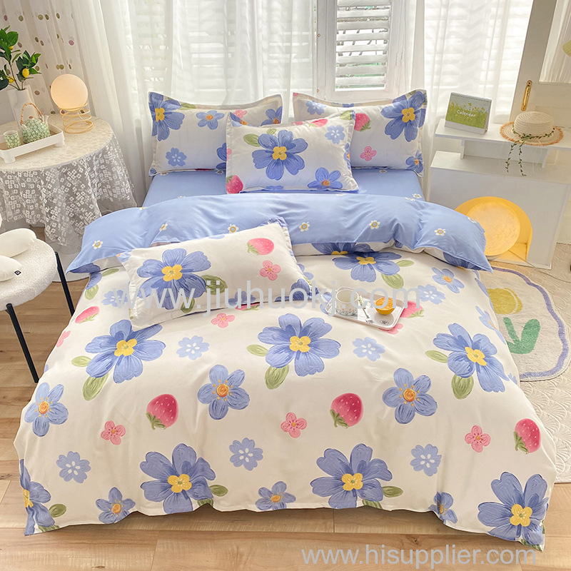 Luxurious Fluffy Cotton Quilt Covers + Pillowcase Pair Heavyweight Cozy Bedroom Essentials