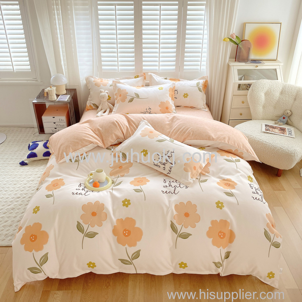 Luxurious Fluffy Cotton Quilt Covers + Pillowcase Pair Heavyweight Cozy Bedroom Essentials