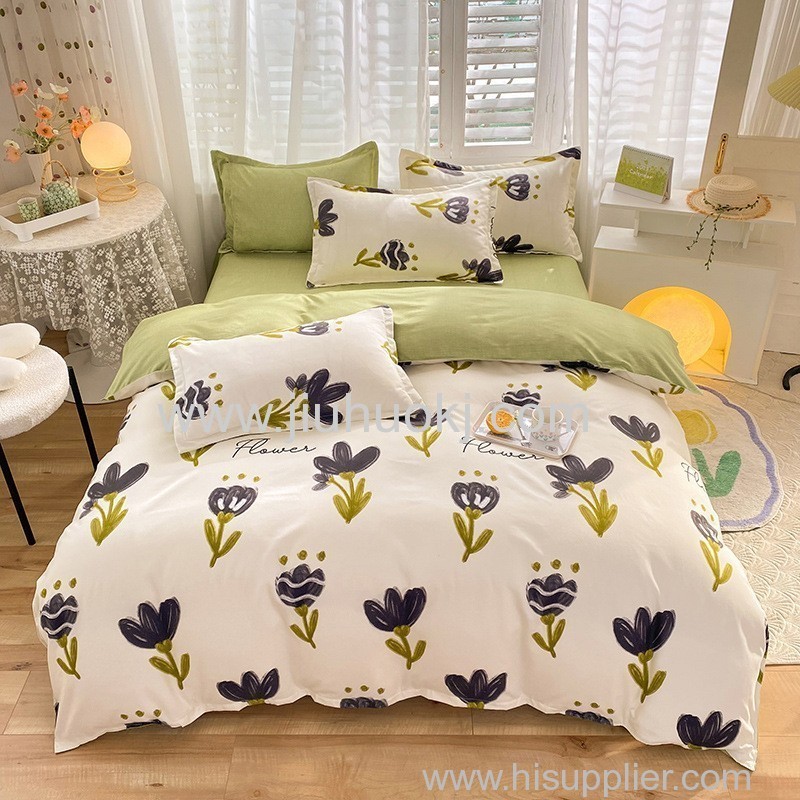 Luxurious Fluffy Cotton Quilt Covers + Pillowcase Pair Heavyweight Cozy Bedroom Essentials