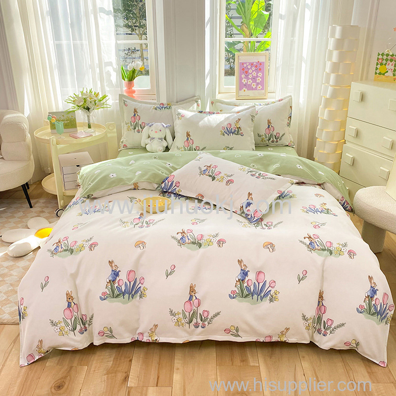 Luxurious Fluffy Cotton Quilt Covers + Pillowcase Pair Heavyweight Cozy Bedroom Essentials