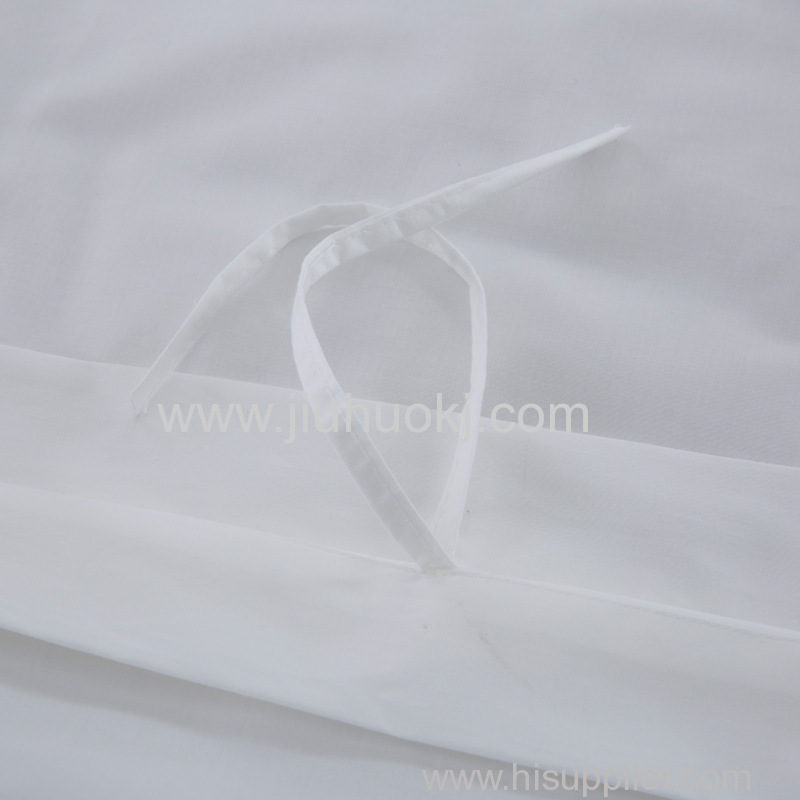 White Gauze Hotel Linen Set - Cotton Pillowcases & Sheets