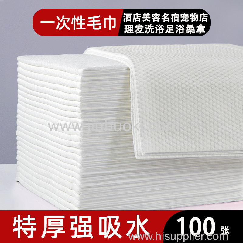 Pure Cotton Disposable Hotel Guesthouse Towels Bulk Pack