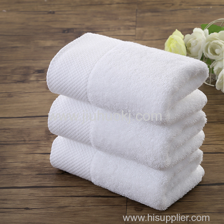 High-Quality Bulk Pack of Soft White Cotton Towels Perfect for Steam Baths