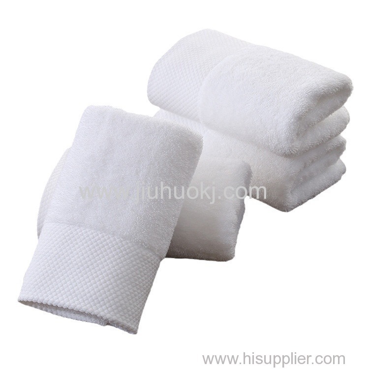 High-Quality Bulk Pack of Soft White Cotton Towels Perfect for Steam Baths