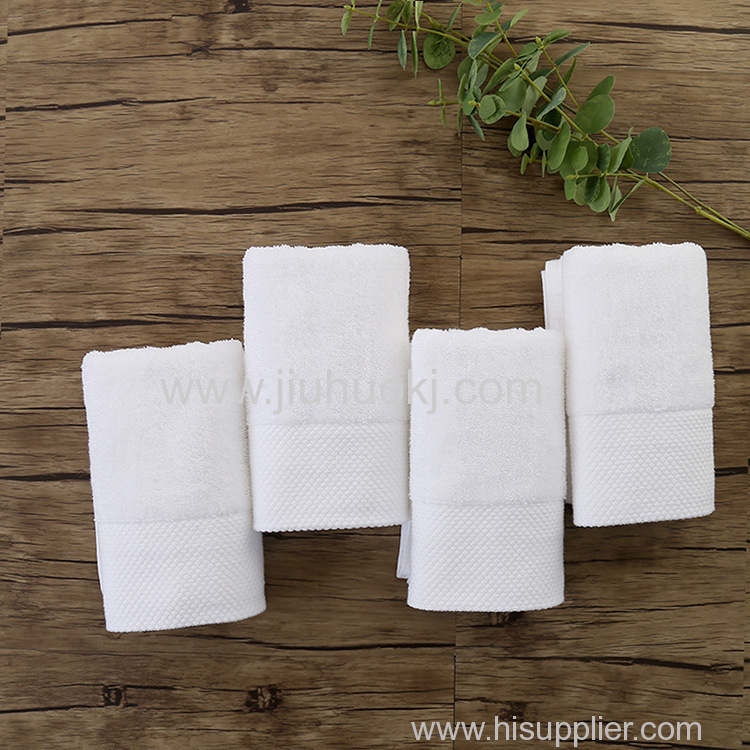 High-Quality Bulk Pack of Soft White Cotton Towels Perfect for Steam Baths