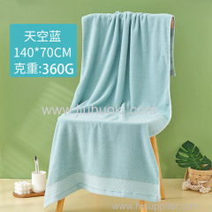 Pure cotton A grade large bath towel for househlesale