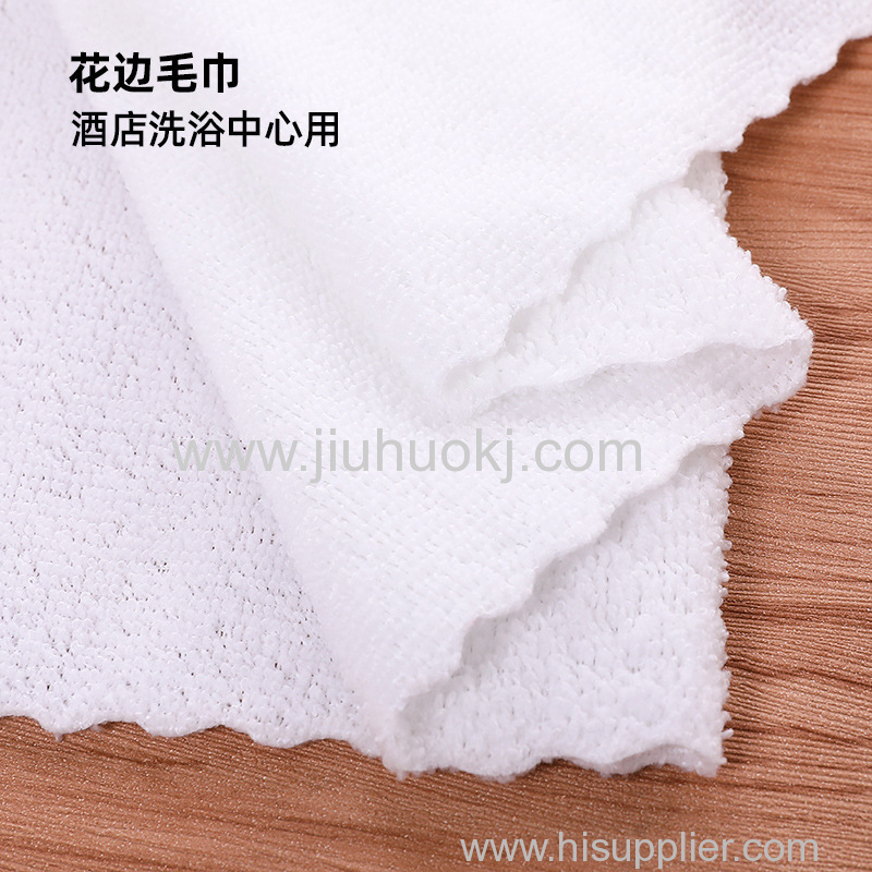 Premium Fine Woven White Cotton Towels Perfect for Hospitality Use