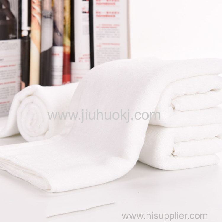 High-Quality Bulk Pack of Soft White Cotton Towels Perfect for Steam Baths1