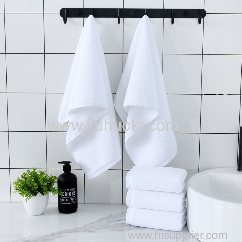 High-Quality Bulk Pack of Soft White Cotton Towels Perfect for Steam Baths3