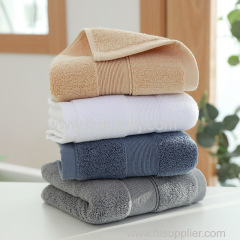 Luxury Soft Hotel Quality Durable Towel 500g Washable Cotton Bath Towel 2 Piece/pack For Laundry And Spa
