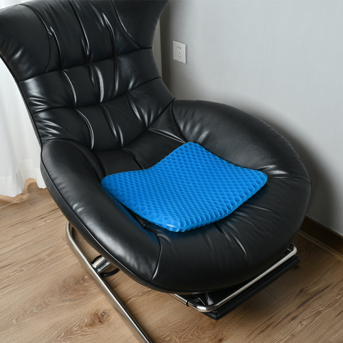 TPE Super Comfy Honeycomb Cooling TPE Gel Seat Cushion Ocen blue color