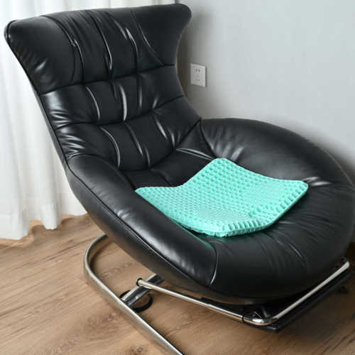 TPE Super Comfy Honeycomb Cooling TPE Gel Seat Cushion Ocen blue color