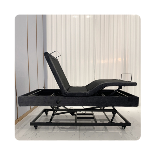Hi low adjustable electric medical bed with German Okin Motors home care elderly Bed