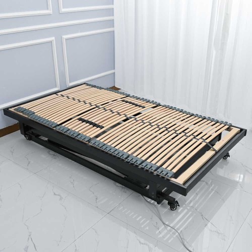 Konfurt Factory nursing bed home care bed slat hi low bed with castors