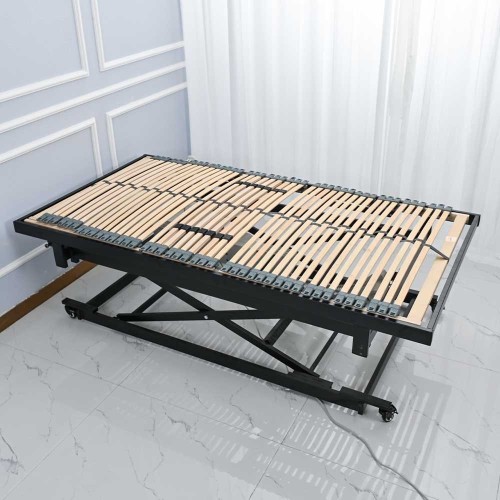 Konfurt Factory nursing bed home care bed slat hi low bed with castors