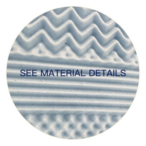 Charcoal Memory Foam Topper with Washable and Removable Cover