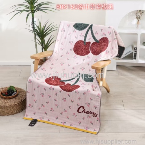 Comfortable Cotton Beach Towel - Ideal for Bathing & Swimming