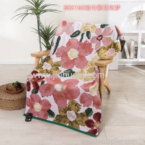 Comfortable Cotton Beach Towel - Ideal for Bathing & Swimming