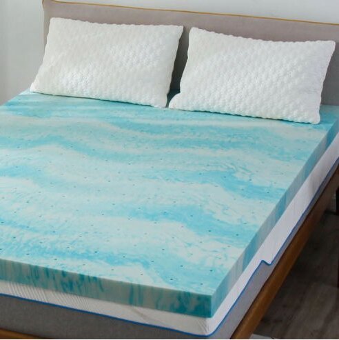 Factory direct Gel infused memory foam mattress topper