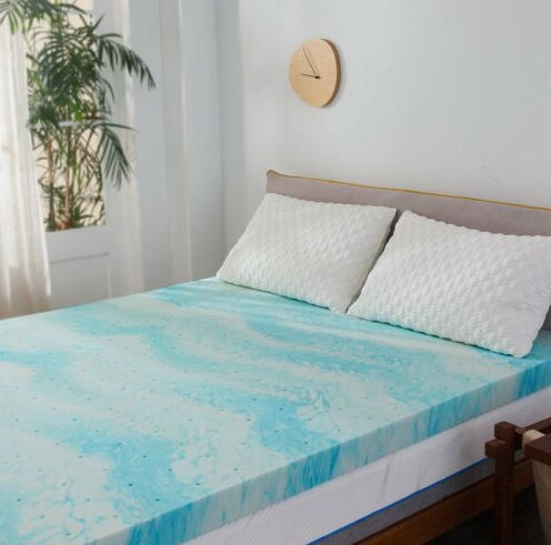 Factory direct Gel infused memory foam mattress topper