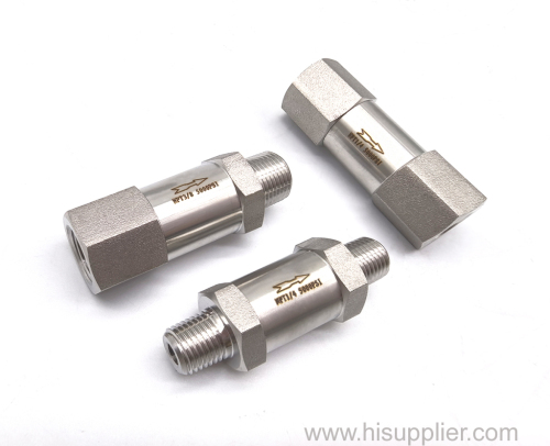 316 Stainless Steel 3000 Psi 1/8 NPT One-Way Check Valves NPT