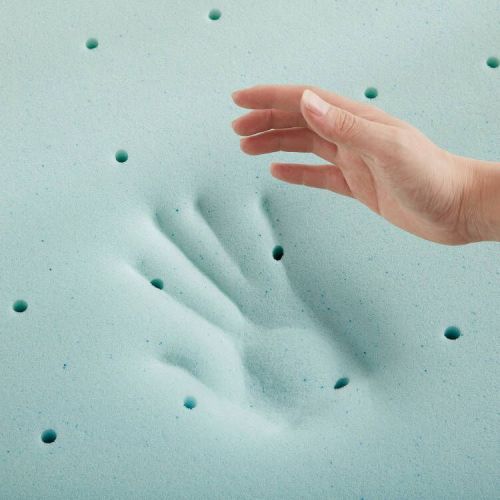 Konfurt Wholesale Cool Gel Memory Foam Topper Queen King Size Roll Vacuumed Pack in a Box