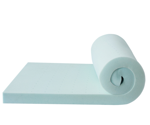 Konfurt Wholesale Cool Gel Memory Foam Topper Queen King Size Roll Vacuumed Pack in a Box