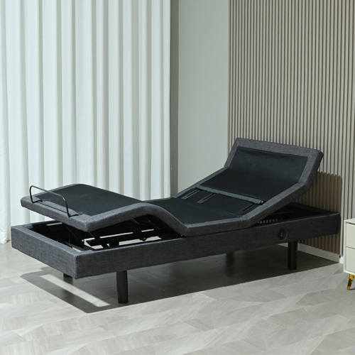 4 Okin Motors Electric Adjustable Bed with Head Tilt and Lumbar Support