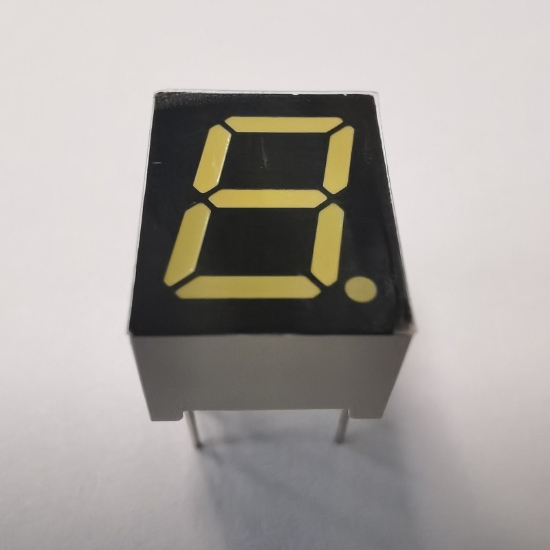 Bright white 9.9mm (0.39") common anode white 7 segment led display for ceramic electric cooktops