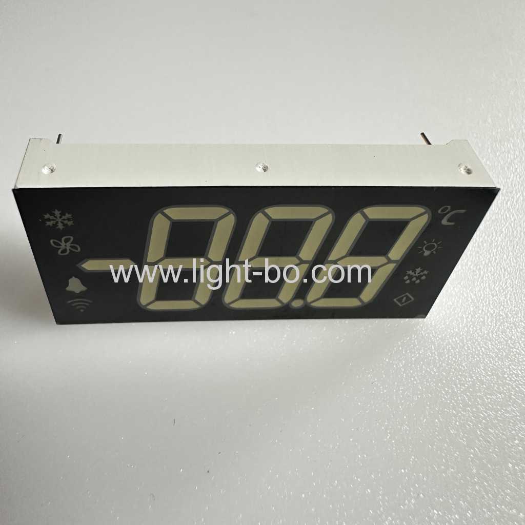 Ultra bright White LED Display 7 Segment 3 Digit 17mm Common cathode for refrigerator controller