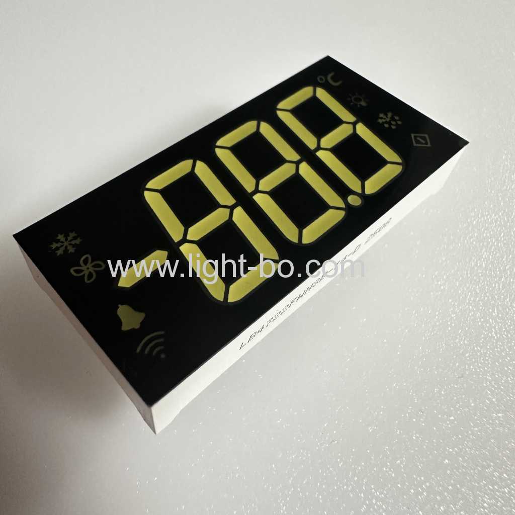 Ultra bright White LED Display 7 Segment 3 Digit 17mm Common cathode for refrigerator controller