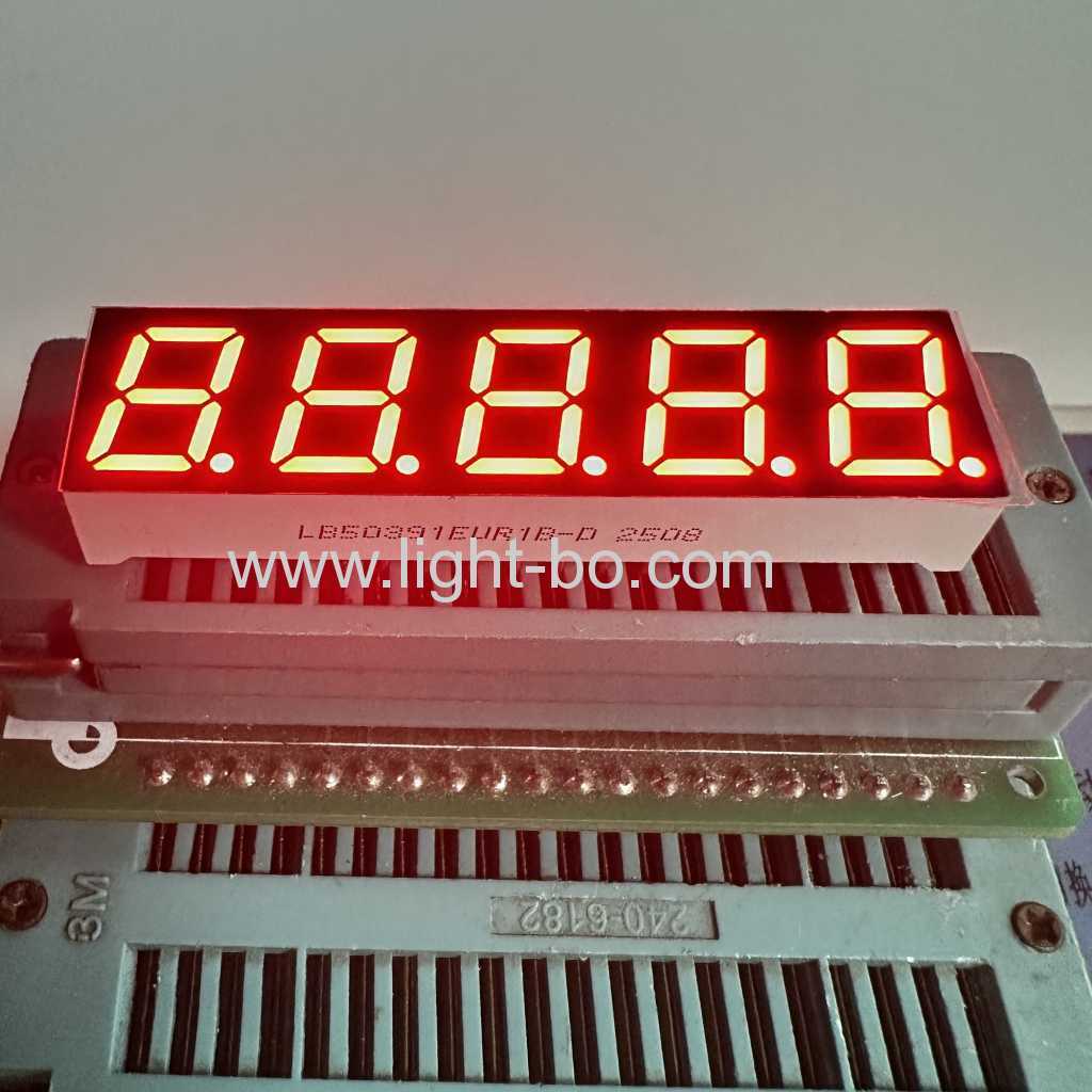 Ultra bright Red LED Display 7 Segment 3 Digit 10mm common cathode for frequency convertor control panel