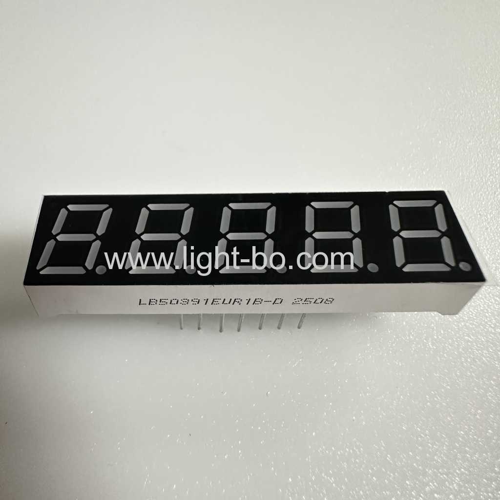 Ultra bright Red LED Display 7 Segment 3 Digit 10mm common cathode for frequency convertor control panel