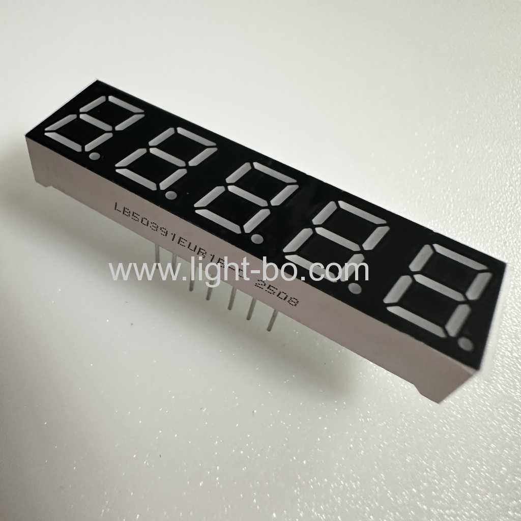 Ultra bright Red LED Display 7 Segment 3 Digit 10mm common cathode for frequency convertor control panel