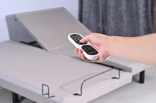 Konfurt Modem home electric adjustable bed mattress massage bed with wireless remote handset