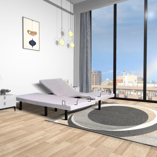 Konfurt Modem home electric adjustable bed mattress massage bed with wireless remote handset